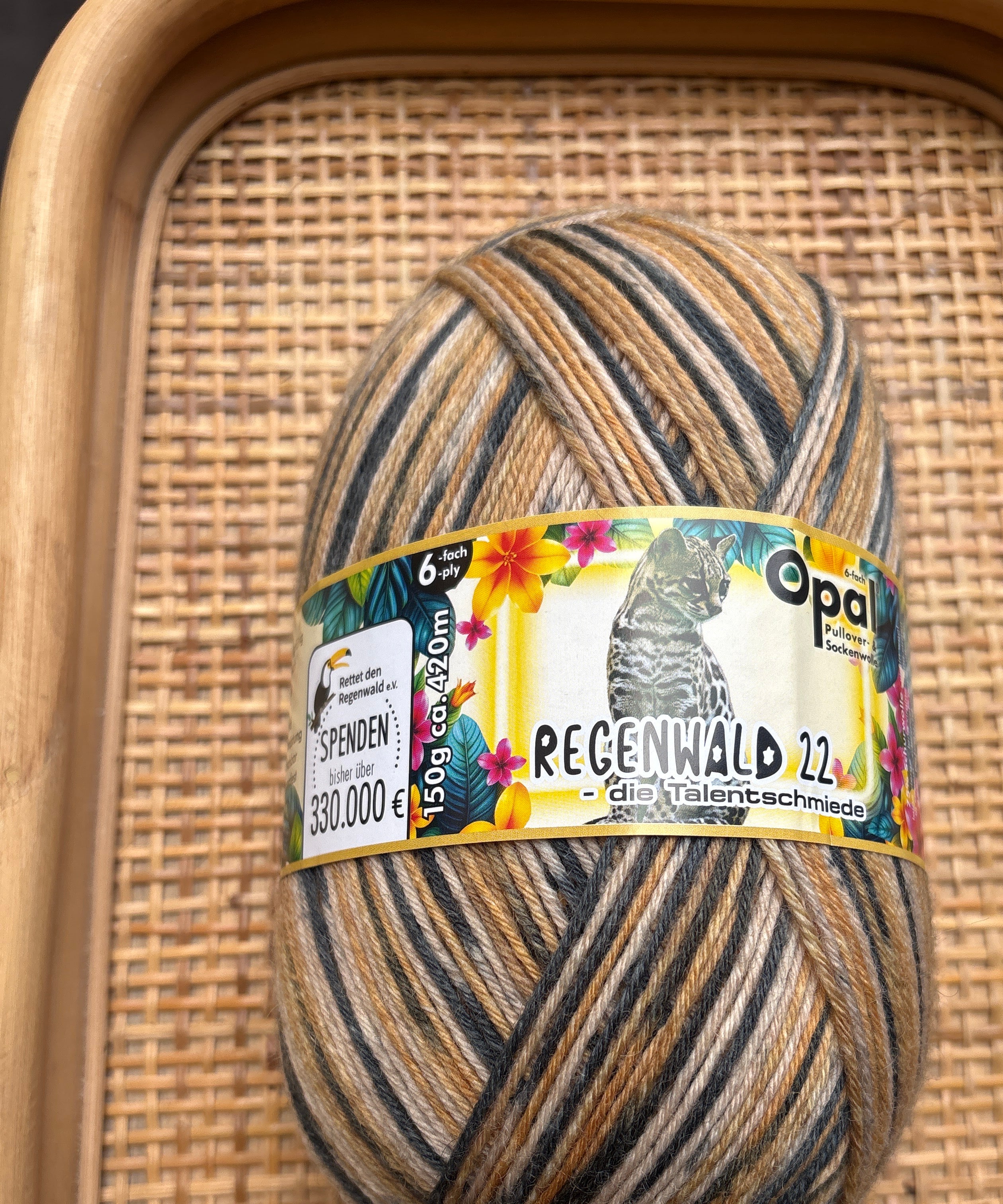 Opal 6-ply Regenwald 22