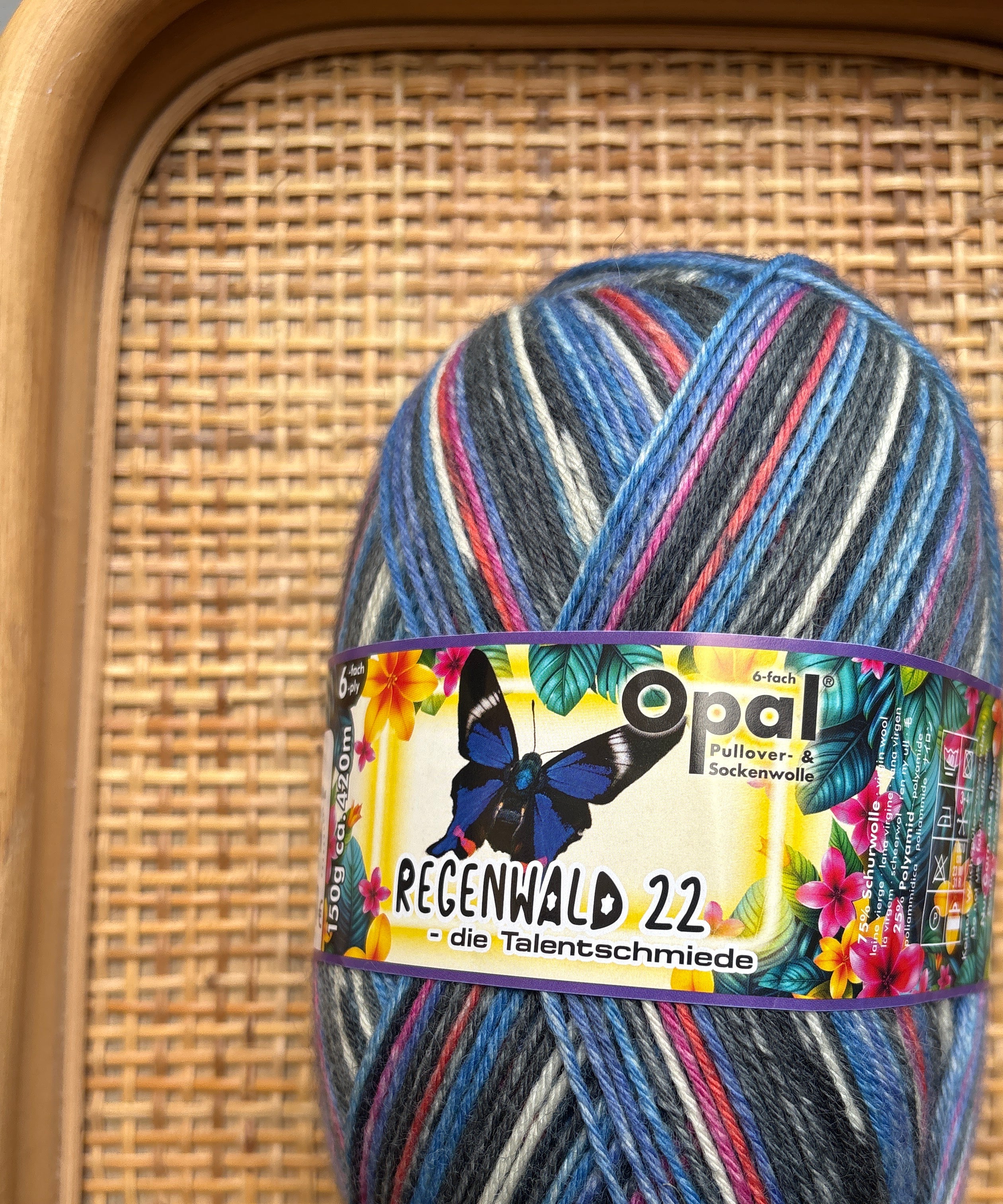 Opal 6-ply Regenwald 22