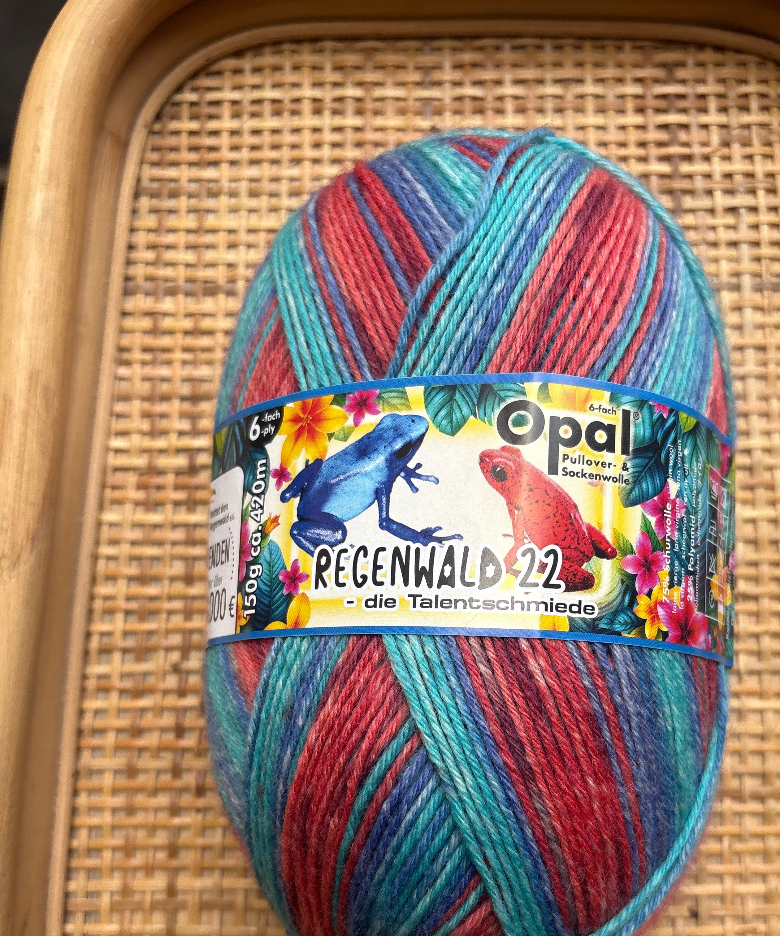 Opal 6-ply Regenwald 22
