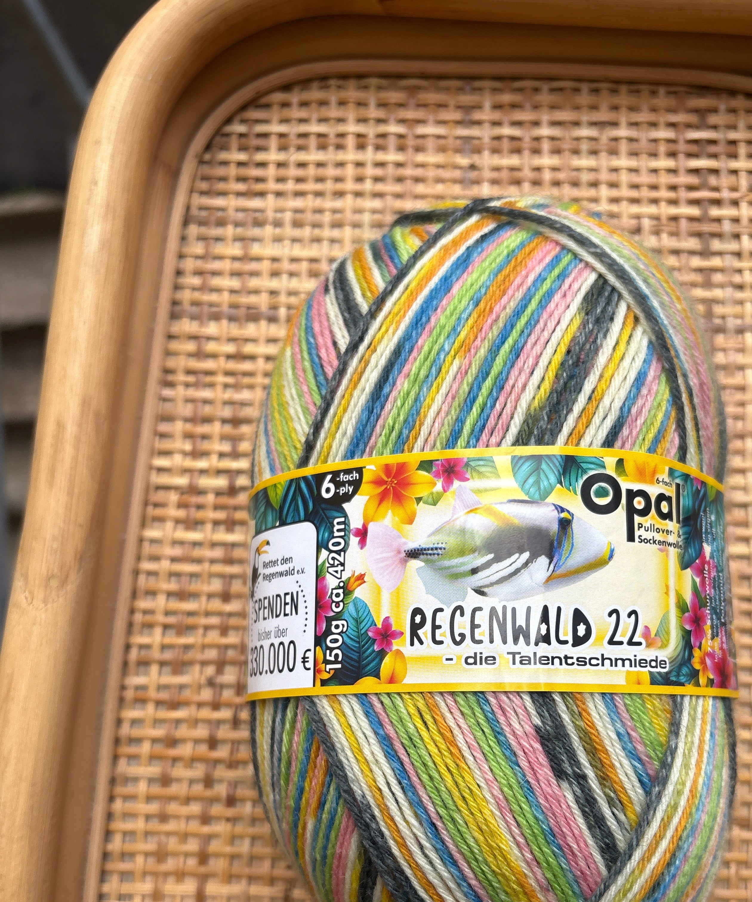 Opal 6-ply Regenwald 22