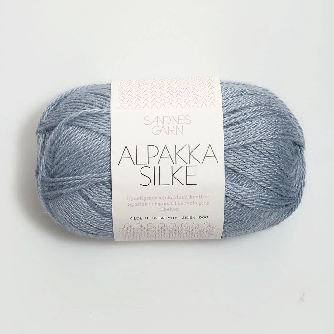 Sandnes Garn Alpakka Silke, 6041 Stövet Blå