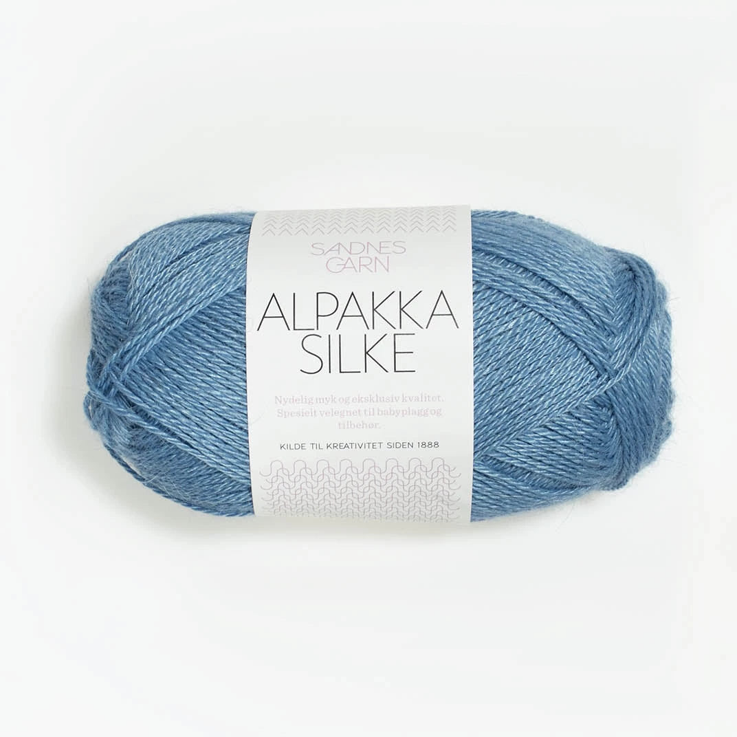 Sandnes Garn Alpakka Silke, 6573 Kornblomst