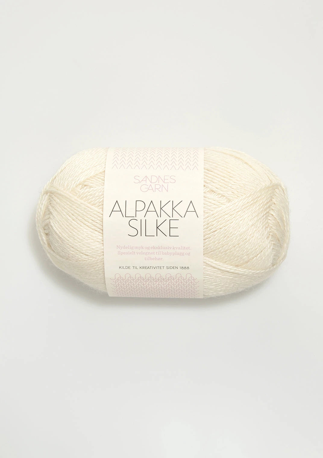 Sandnes Garn Alpakka Silke, 1002 Hvit