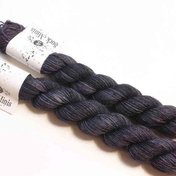 Hedgehog Fibres Sock Minis Graphite