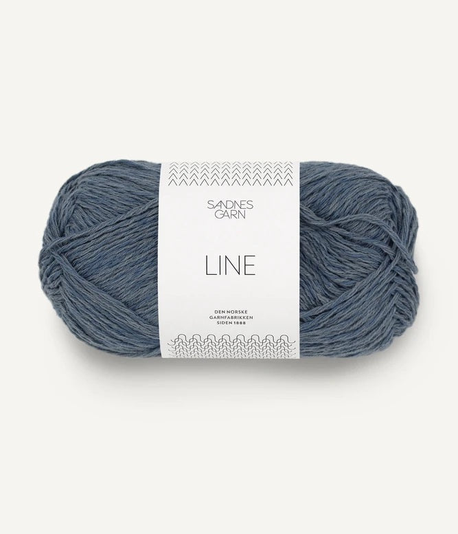 Sandnes Garn, Line 6061 Mörk gråblå